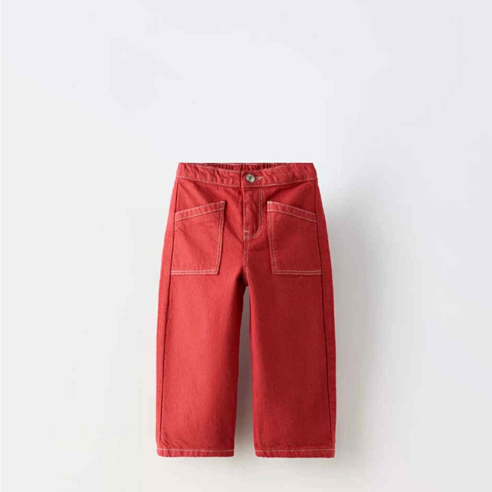 Zara Kids Red Jeans